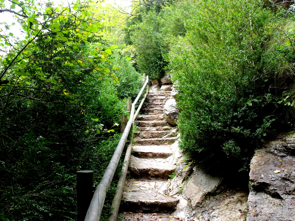 Escaleras de montaña