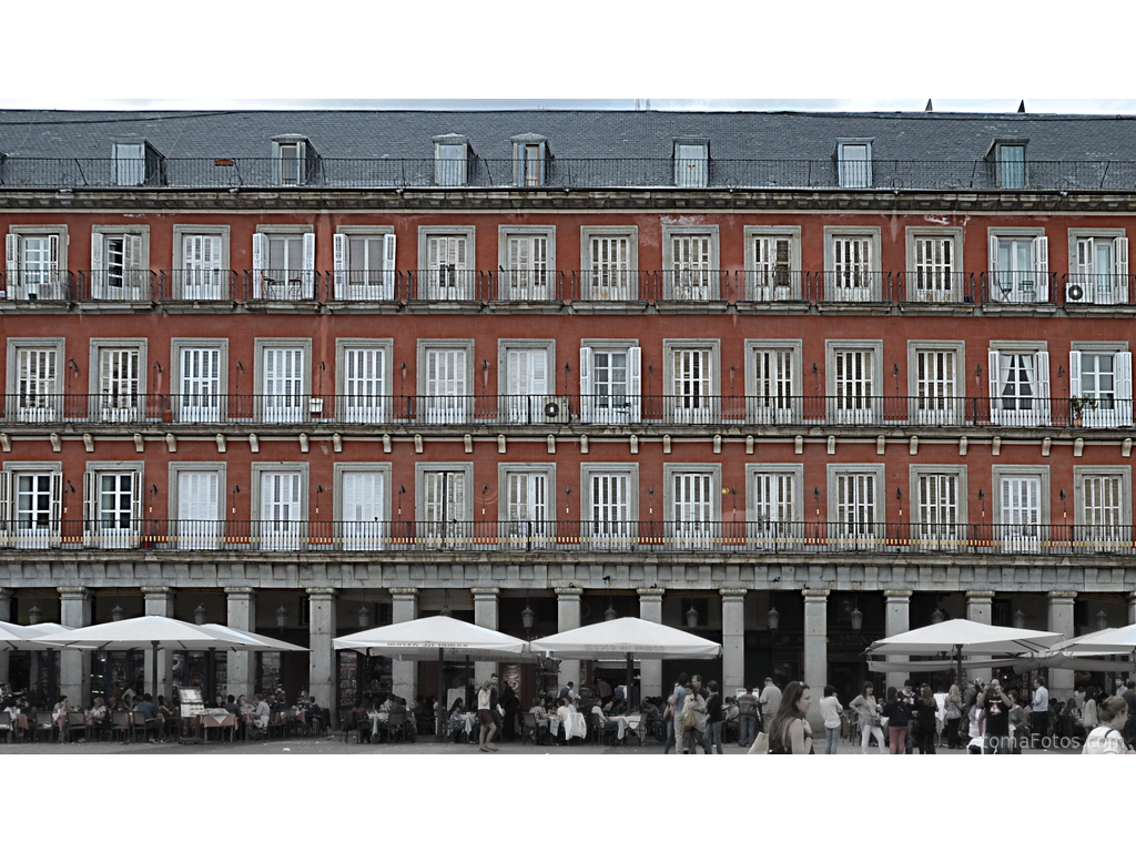Fachada de la Plaza Mayor