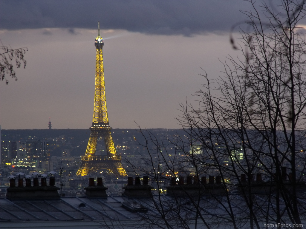 La Tour Eiffel desde Montmartre