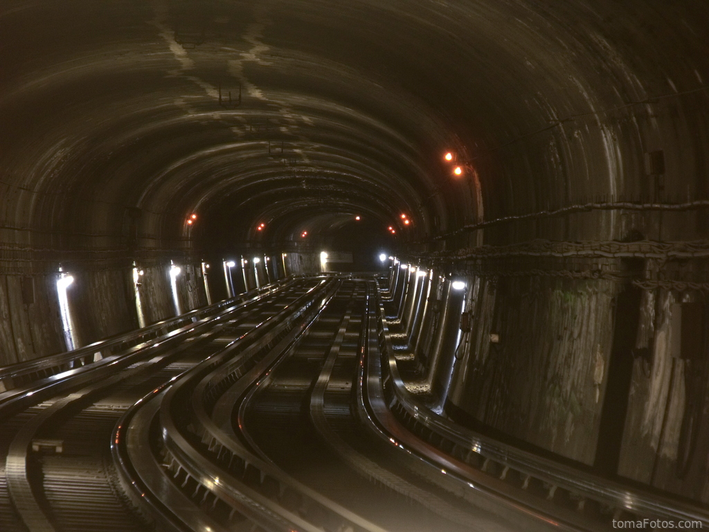 Túnel de la línea 4 del metro de París