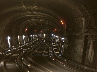 Túnel de la línea 4 del metro de París